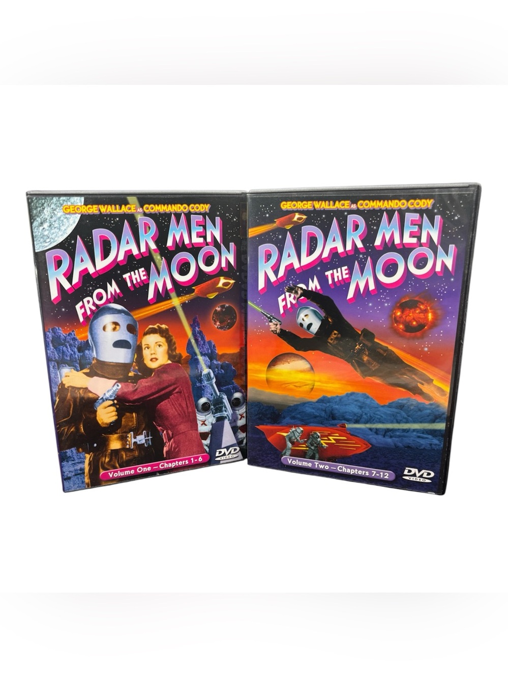 Radar Men From The Moon Vol. 1 +2 CHAPTERS 1-12 (DVD, 1952, 2-Disc) LIKE NEW!